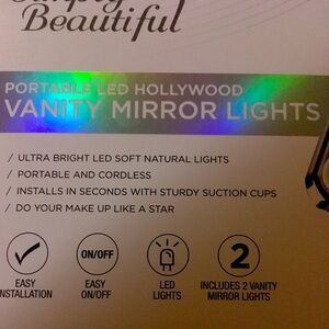 Portable led Hollywood vanity mirror lights